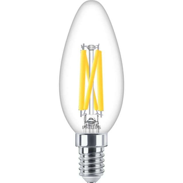 Ampoule LED flamme Philips Lighting B35 E14 Ampoule LED flamme B35 culot E14 dimmable 470 lm 2200 2700K