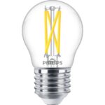 Philips Lighting - MASTER Lampe LED sphérique P45 Dim 2.5W 25W E27 2200-2700K 340lm CRI90 25000h - 8719514449398