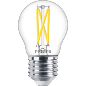 Ampoule LED sphérique P45 culot E27 filament dimmable 2,5W 2200 2700K