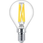 Philips Lighting - MASTER Lampe LED sphérique P45 Dim 3.4W 40W E14 2200-2700K 470lm CRI90 25000h - 8719514449510
