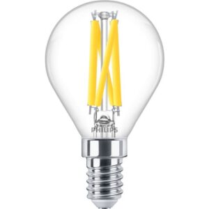 Philips Lighting - MASTER Lampe LED sphérique P45 Dim 3.4W 40W E14 2200-2700K 470lm CRI90 25000h - 8719514449510