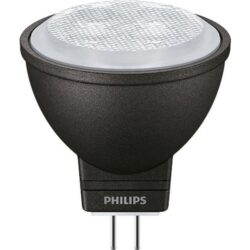 Ampoule LED spot MR11 GU4 3,5W 2700K 24°, finition blanc