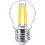 Philips Lighting - MASTERValue Lampe LED sphérique P45 Dim 3.4W 40W E27 2700K 470lm CRI90 15000h - 8719514355514