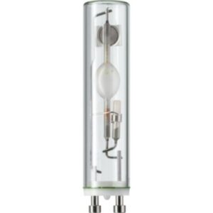 Lampe iodures métalliques tubulaire transparente culot GU6.5 35W