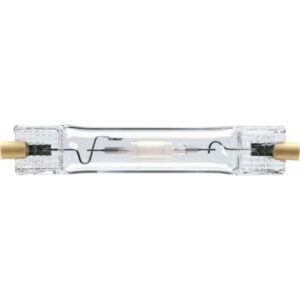 Lampe tubulaire halogénures métalliques RX7s 70W 3000K à culot double ended
