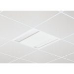 Panneau LED encastrable 600x600 blanc intégré au plafond faux plafond DALI