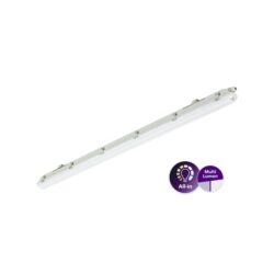 Réglette LED étanche blanche 1500 mm IP65 53 W 4000 K avec clips de fixation