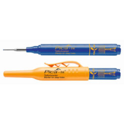 Détails visibles de Marqueur à encre bleu pour trous profonds pour Crayons de chantier et craie
