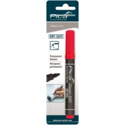 Pica - Marqueur permanent sous blister - Rond - Rouge - 1-4mm - PIC52040SB