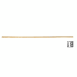 Manche en bois clair pour brosse 1,20 m x 24 mm