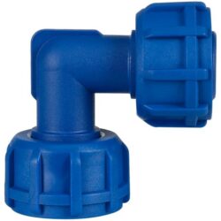 Pressol - Bend 90° with 2 x union nut