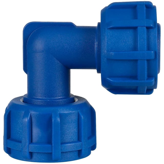 Pressol - Bend 90° with 2 x union nut Pressol - Bend 90° with 2 x union nut