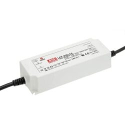 Alimentation LED dimmable 24V 90W IP67 boîtier blanc avec câbles