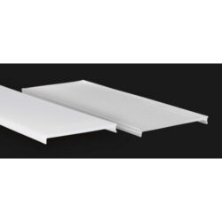 ProLED - Proled Cover Profil Large L-Line Flat 300cm plat opale - L69FS3MX