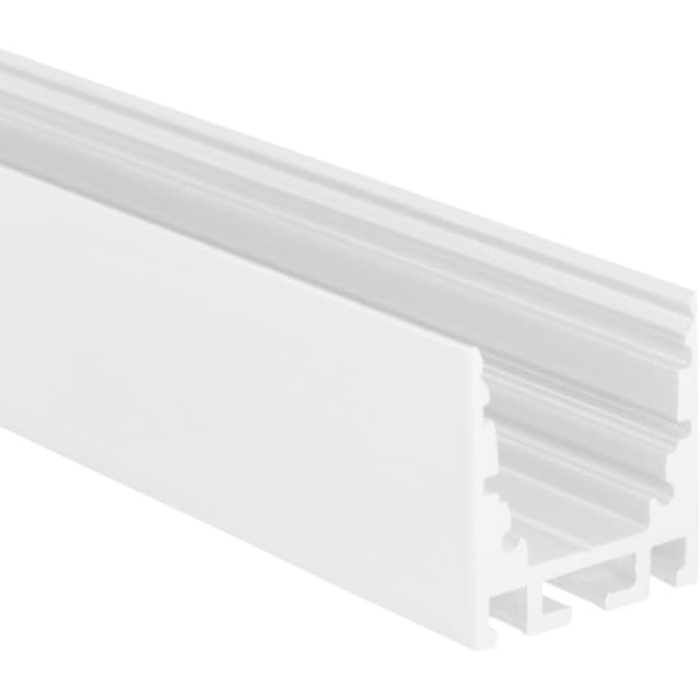 ProLED Profiles M-Line Standard profilé LED Profilé aluminium LED blanc de 200 cm avec diffuseur opale