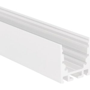 Profil aluminium LED blanc 300 cm avec diffuseur opalin et ailettes de fixation