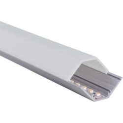 Profilé aluminium d'angle C-Line 200 cm, montage Pose en angle