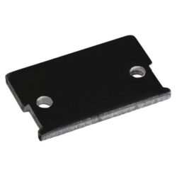 ProLED - Proled Profil Alu Medium M-Line Low embout plat noir - L69BS3EB