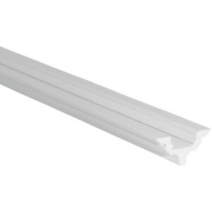 Profilé aluminium d angle blanc pour ruban LED avec diffuseur intégré