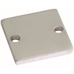 Détails visibles de Embout plat aluminium pour profilé S-Line Standard pour Accessoires pour rubans LED