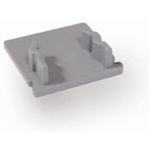 Embout gris pour profilé LED Eco Line 21 mm