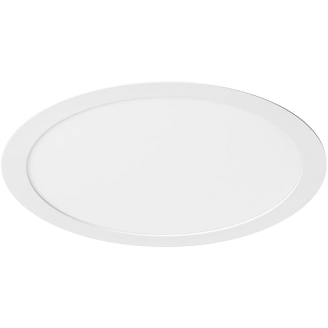 Prolumia plafonnier LED encastrable rond Plafonnier LED encastrable rond blanc IP44 dimmable