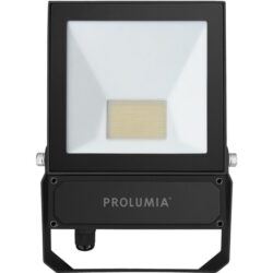 Projecteur LED extérieur noir 50 W 5700 K avec support réglable et diffuseur carré