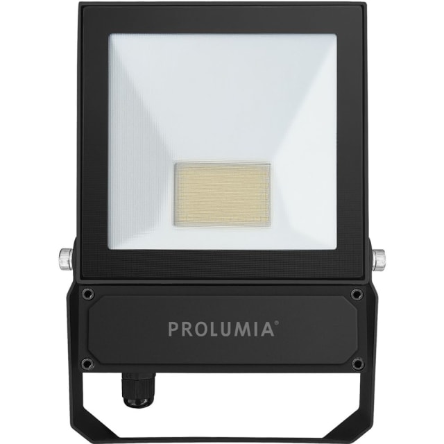 Projecteur LED Prolumia 50 W Projecteur LED extérieur noir 50 W 5700 K avec support réglable et diffuseur carré