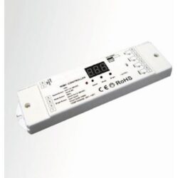 Contrôleur LED RGBY 4 canaux 12 36V 5A boîtier blanc avec écran numérique
