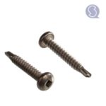 QUICK SCREW - Vis autoperceuse tête cylindr. Carrée inox A2 4