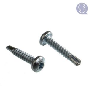 Vis autotaraudeuse tête bombée 4,2x19 pointe foret empreinte hexagonale