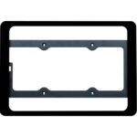 Qbus - Cadre Qbus Ipad 10.9 noir pour Ipad 10ème gén (incl câble USB excl adapteur) - QFRAME109/B