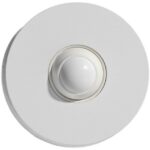Qbus - Détecteur de présence en boite d'encastrement metal blanche - SEN04ML/RMW