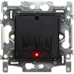 Qbus - Interrupteur 1 ou 2 boutons Niko RGB sans ensemble de finition - SWC0102/NNB