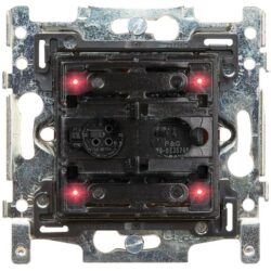 Détails visibles de Interrupteur 4 boutons Niko RGB sans finition pour Boutons-poussoirs domotiques