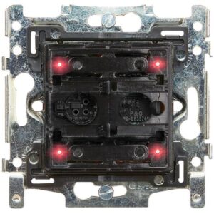Qbus - Interrupteur 4 boutons Niko RGB sans ensemble de finition - SWC04/NNB