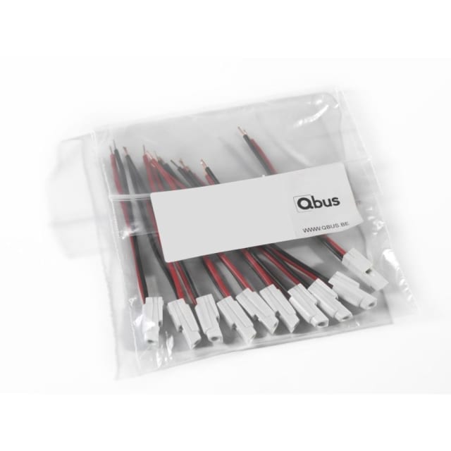 Qbus LED ambre bouton poussoir Kit de LED ambre avec câbles et connecteurs pour bouton poussoir Niko INP02 INP04 LED10 NA
