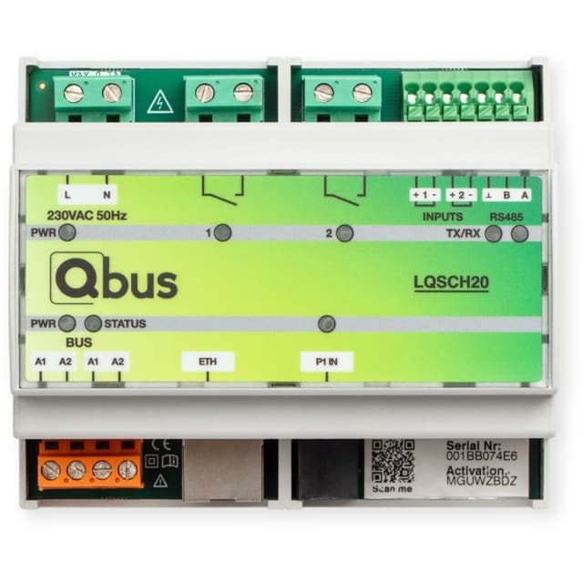 Qbus - Luqas Charging Hub gestion du parc de recharge jusqu'a 20 bornes. - LQSCH20SA Qbus - Luqas Charging Hub gestion du parc de recharge jusqu'a 20 bornes. - LQSCH20SA