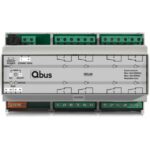 Qbus - Module de relais (8x 16A) avec commande manuelle et indication LED - REL08