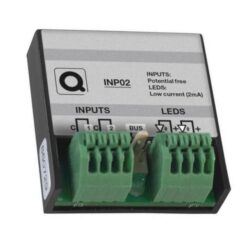 Qbus - Module d'entrée (2x externe - 0 Volt) - INP02