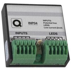 Qbus - Module d'entrée (4x externe - 0 Volt) - INP04