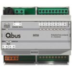 Qbus - Module d'entrée DIN RAIL (8x externe - 0 Volt) avec indication LED - INP08