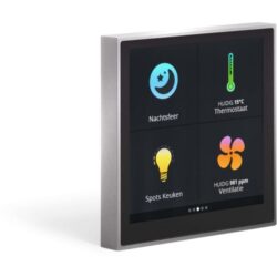 Détails visibles de Contrôleur de pièce tactile aluminium avec écran RMT/Alu pour Écrans tactiles
