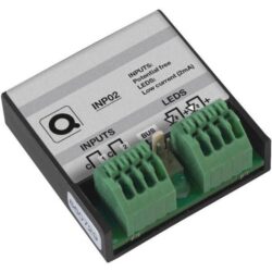 Qbus - Set cde 10 pcs :Module d'entrée (2x externe - 0 Volt) - INP02/SET10