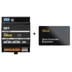 Qbus - Set de promotion de 1x contrôleur CTD10 + 1x carte d'extension EXP15 - CTD2026