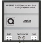 Qbus - Sortie analogique (1x 0/1-10V) - ANA01