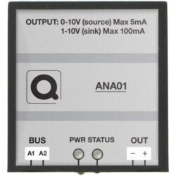 Qbus - Sortie analogique (1x 0/1-10V) - ANA01