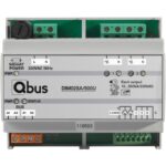 Qbus - Variateur (2x 500VA) Universel avec commande manuelle + 3 entrées + LED - DIM02SA/500U