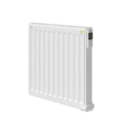 Radiateur électrique blanc à inertie avec commande digitale latérale 1500W