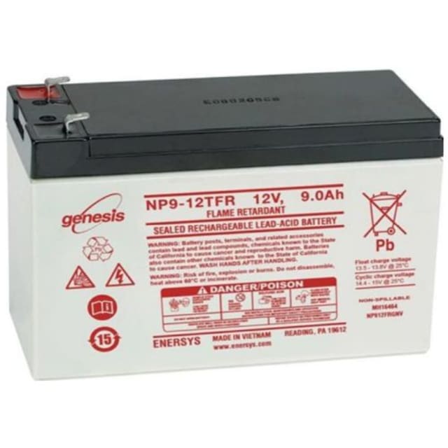 RAS Safety en Security - Batterie à plomb acide 12V 9 AH - ENP9-12 RAS Safety en Security - Batterie à plomb acide 12V 9 AH - ENP9-12